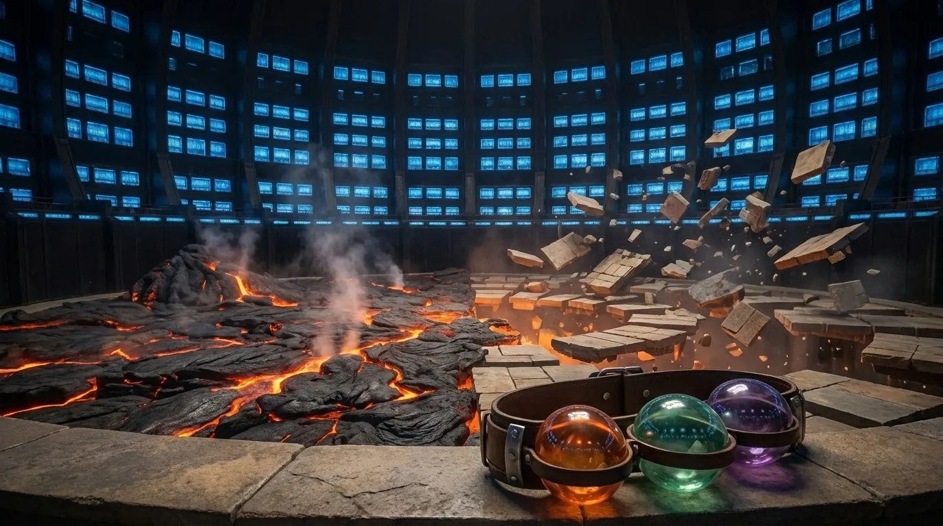 The Battlebox, studio artwork for A Titan's Core