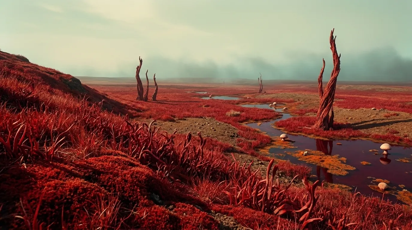 The Bloodfields, studio artwork